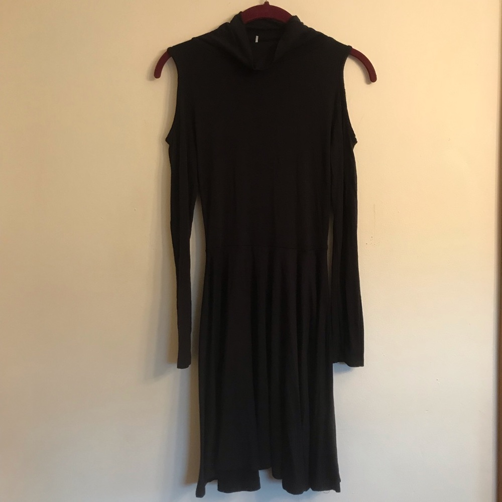 Sparkle & Fade Cold Shoulder Skater Dress
